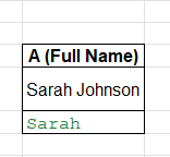 LEFT RIGHT and MID functions in Excel