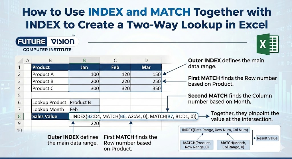 INDEX and MATCH in excel